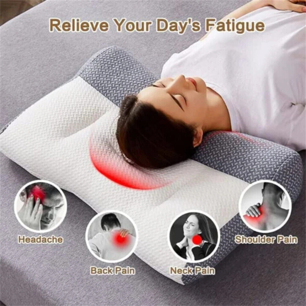 Ergonomic Pillow Cervical Adjustable Ergonomic Contour Bed Pillow Neck Support