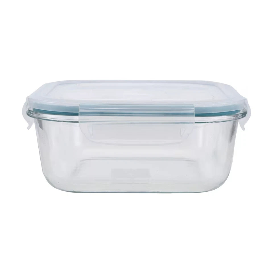 Glass Food Storage Containers Airtight Leak Proof Lid Glass Meal Prep Lunch Box