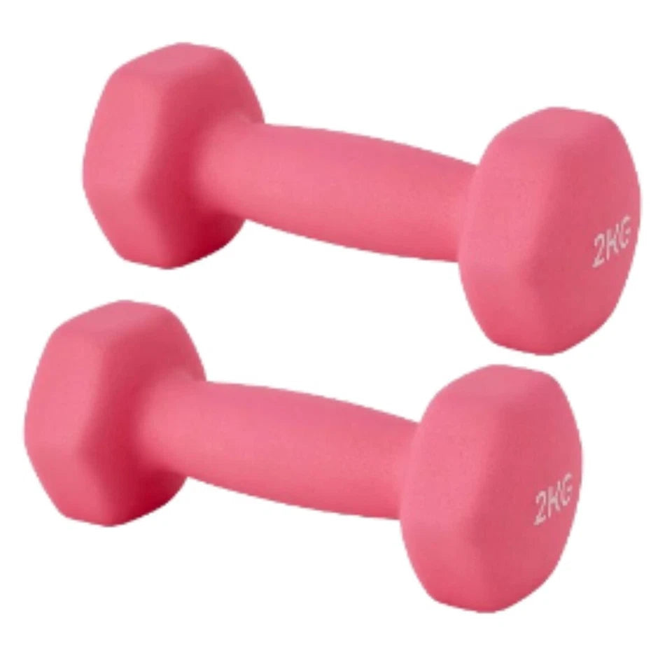 2X Anti Slip Dumbbells Set Weightlifting Dumbbell Pair Barbell Gym Hand Weights