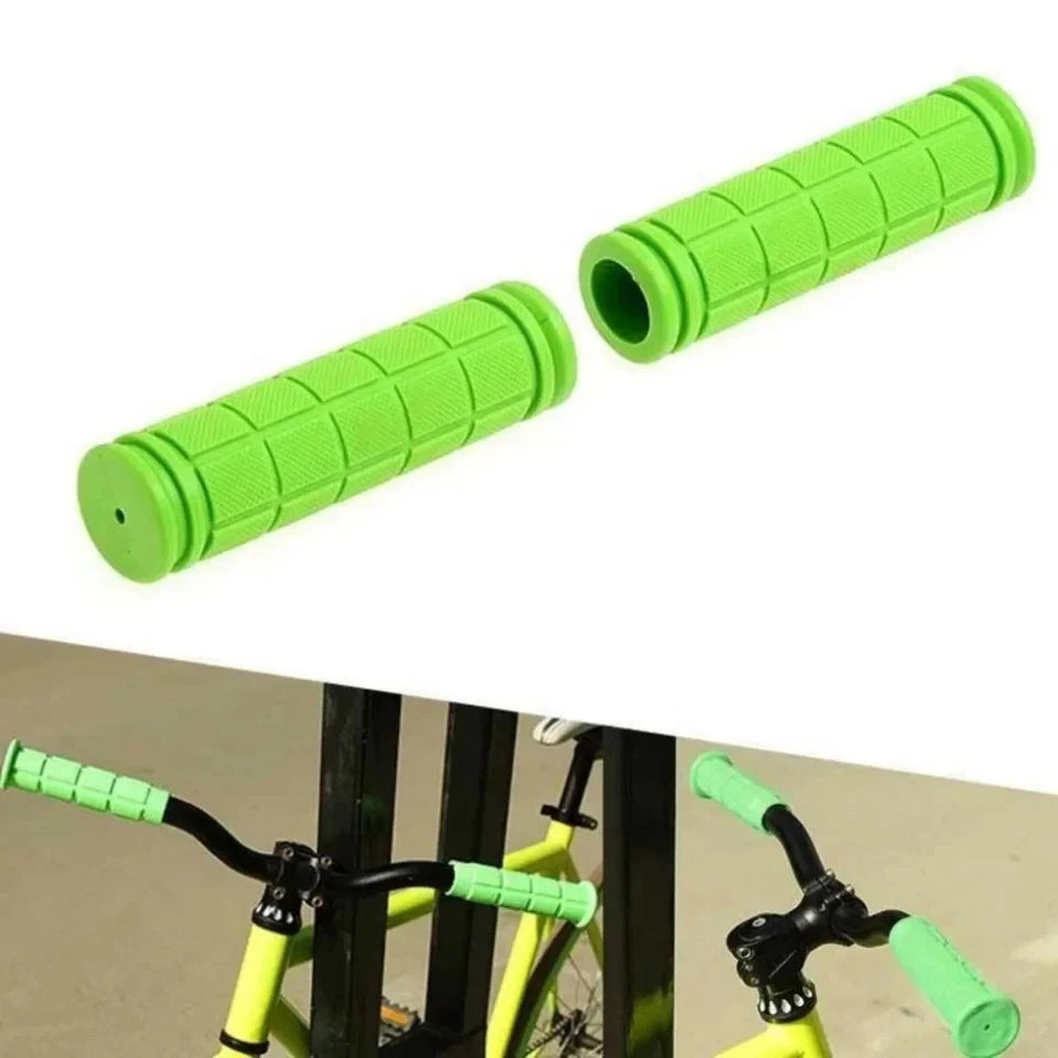 2PCS Bicycle Handle Bar Grips Silicone Soft BMX MTB Cycle Mountain Bike Scooter