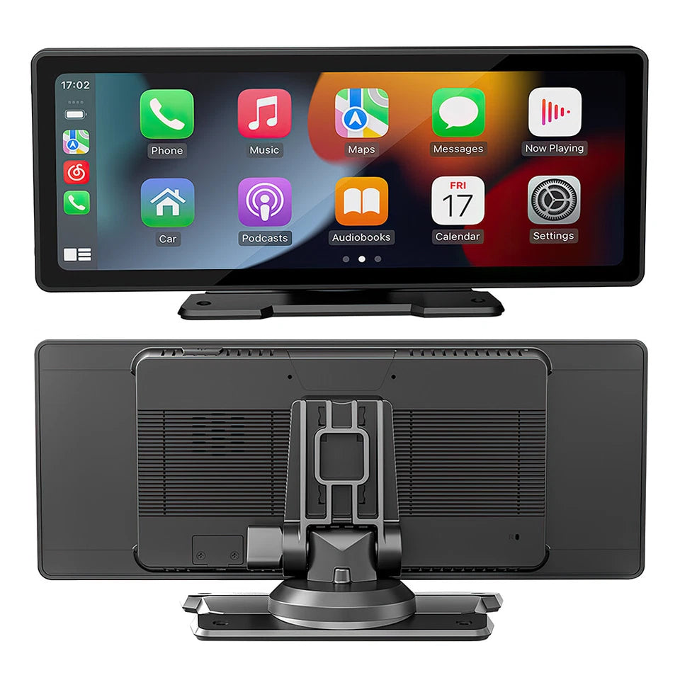 Portable 9 Inch Wireless Car Stereo for Apple Carplay & Android Auto Head Unit