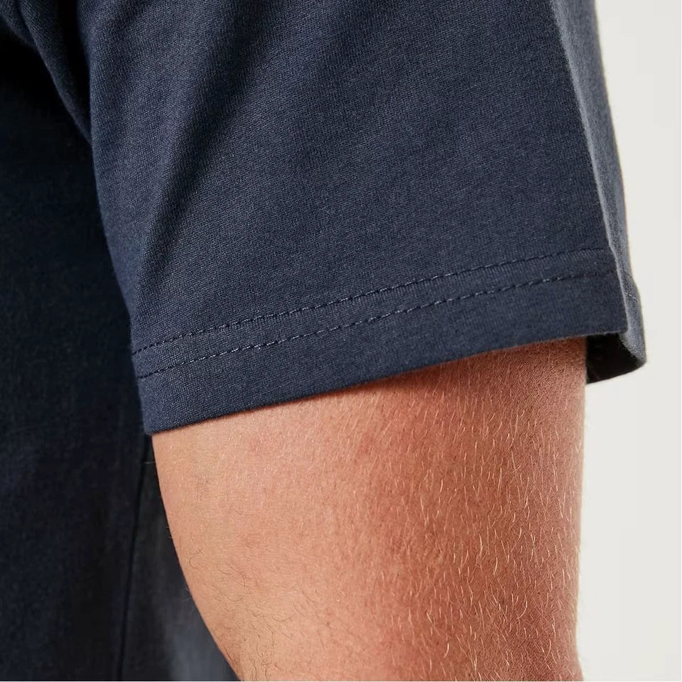 Men's Heavy Premium Cotton Plain Blank T-shirt Basic Tee White Black Grey New AU