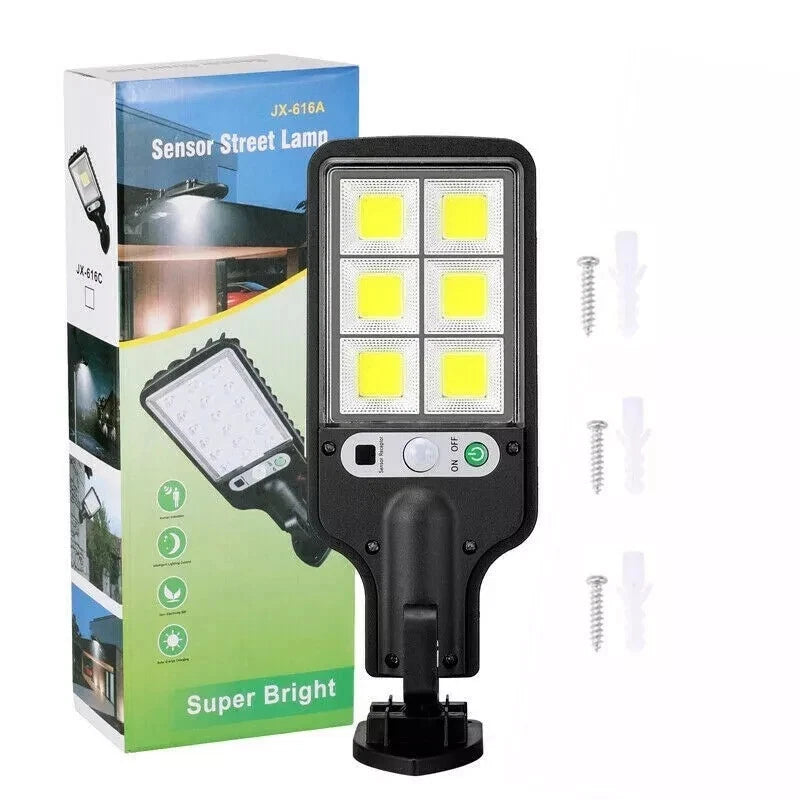 Solar Security Light Outdoor LED COB Wall Flood Light 5.5V 2.5W 1200mAh