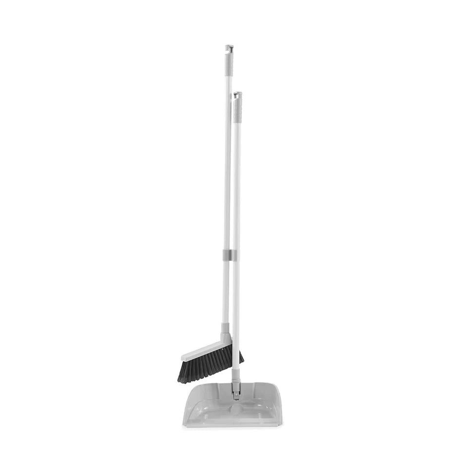 Long Handle Dust Pan Sets Household Sweeping Cleaning Dustpan Brush Broom - AU