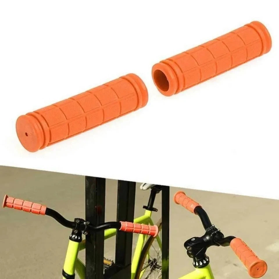 2PCS Bicycle Handle Bar Grips Silicone Soft BMX MTB Cycle Mountain Bike Scooter