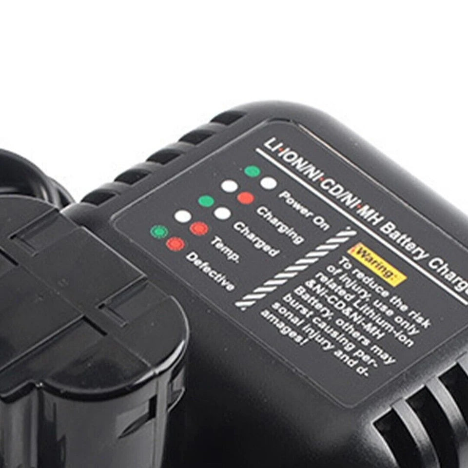 Replacement Battery Charger for Paslode Li-Ion Ni-MH Ni-Cd Batteries 7.2V 1.2A
