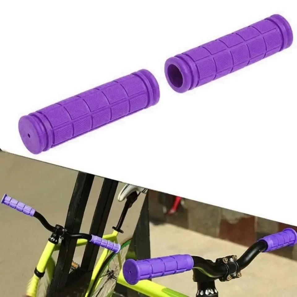 2PCS Bicycle Handle Bar Grips Silicone Soft BMX MTB Cycle Mountain Bike Scooter