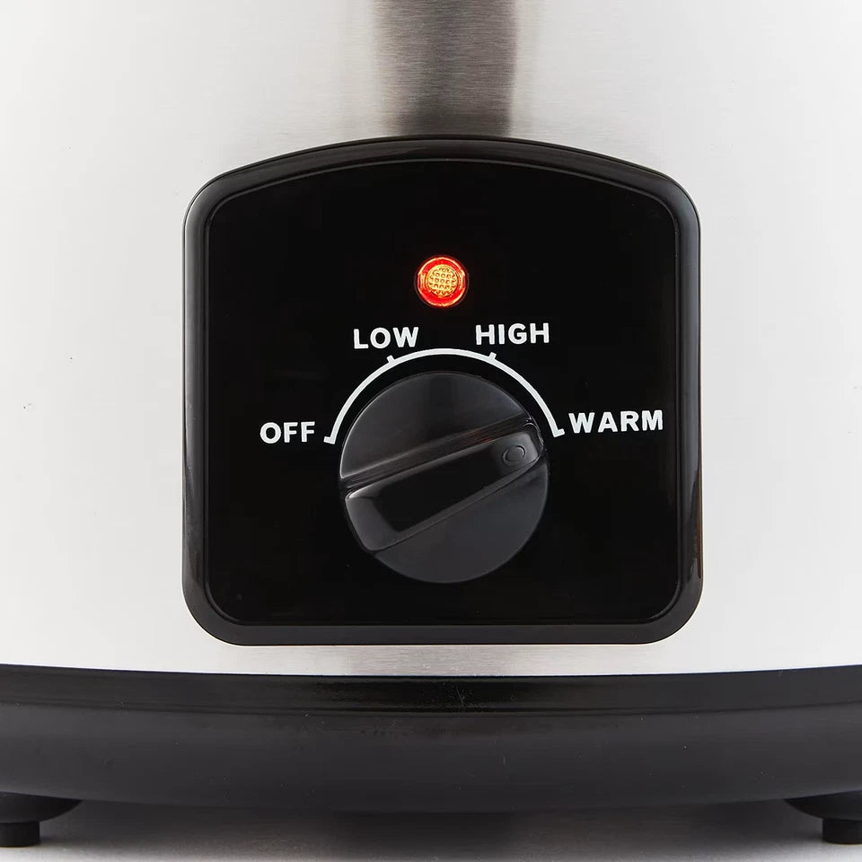 3L/5L/6.5 Slow Cooker With Ceramic Pot+Stainless Steel Overnight Cooker