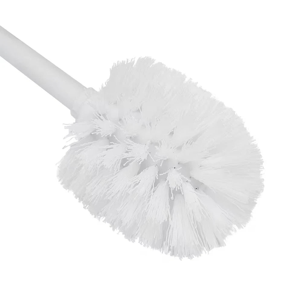 3pce Black Bathroom Accessories Set Rubbish Bin Toilet Brush Toilet Roll Holder