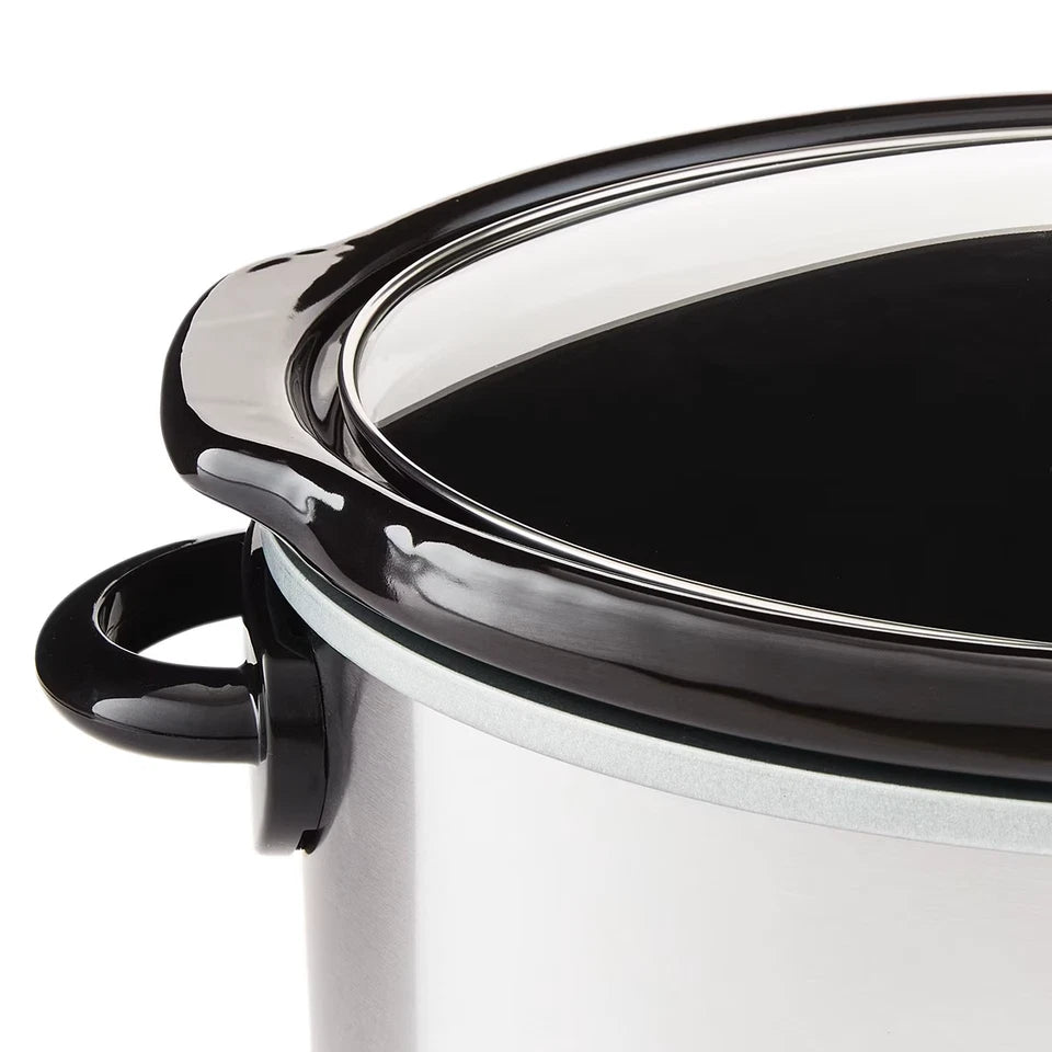 3L/5L/6.5 Slow Cooker With Ceramic Pot+Stainless Steel Overnight Cooker