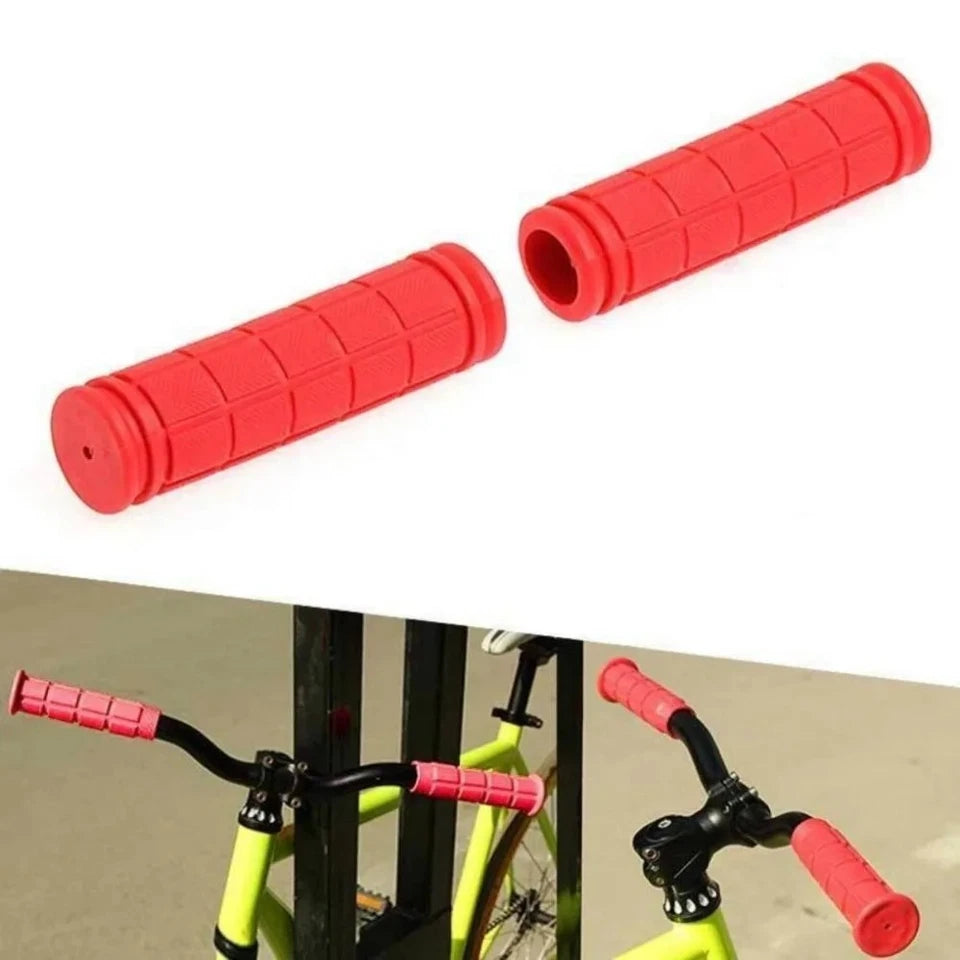 2PCS Bicycle Handle Bar Grips Silicone Soft BMX MTB Cycle Mountain Bike Scooter