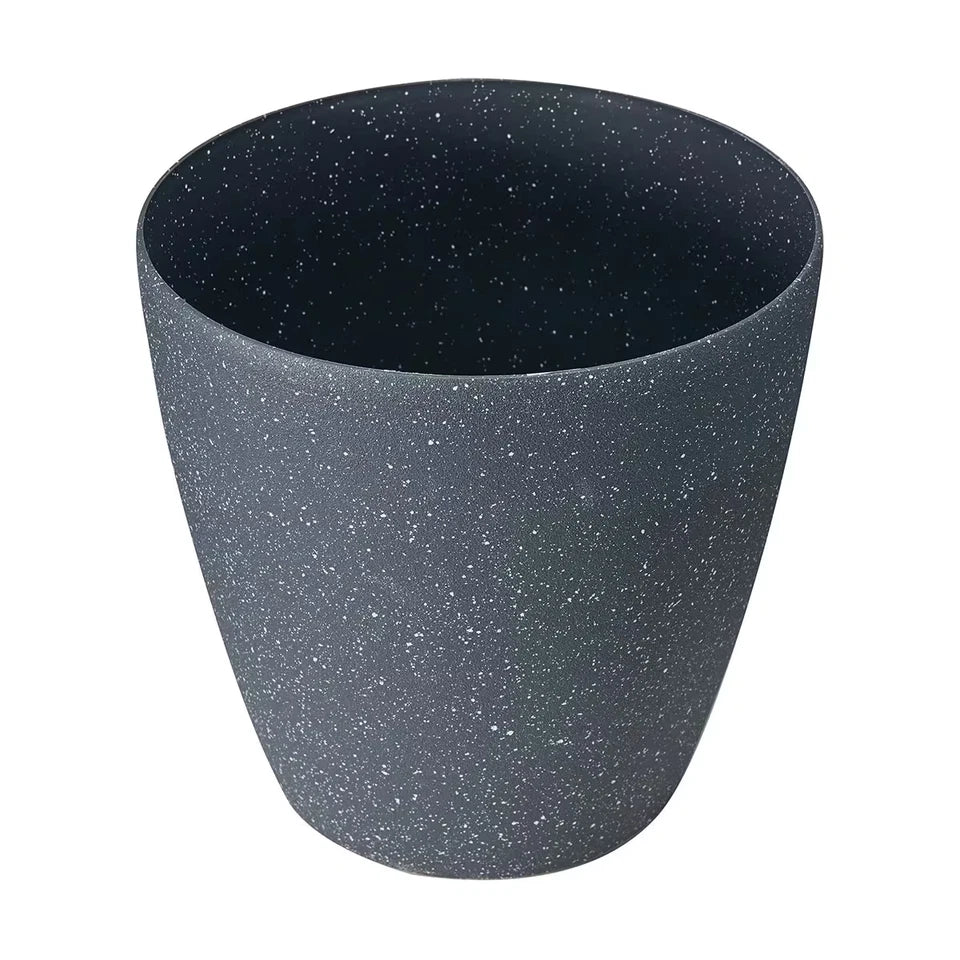 Large Plastic Plant Pots Textured Planter Plant Flower Pot Outdoor Garden Patio*