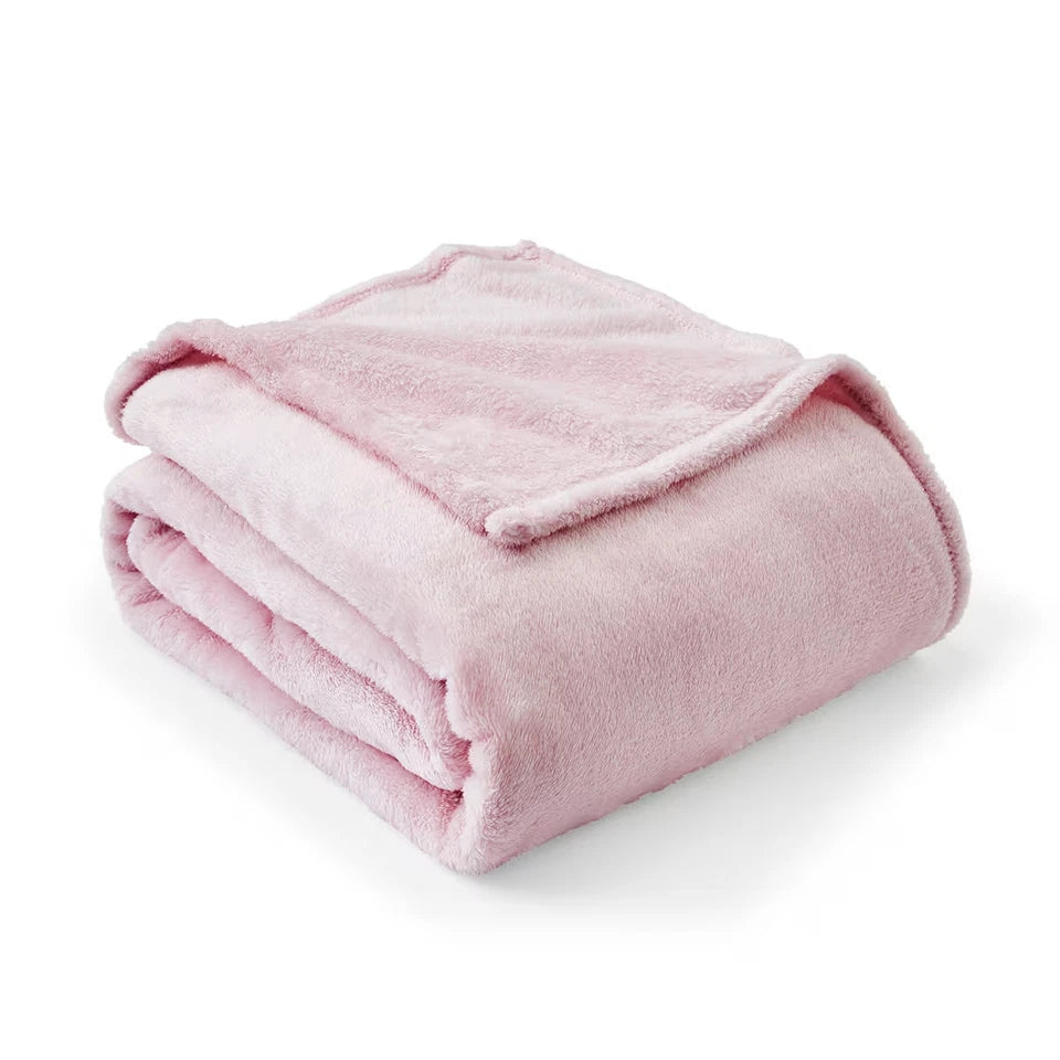 Plush Blanket - Single Bed Multicoloure With Free & Fast Au Shipping