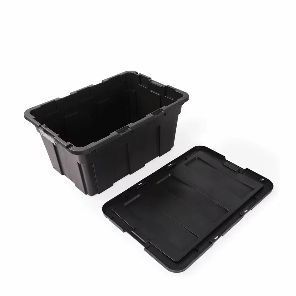 60L 100L Heavy Duty Large Plastic Storage Tub Container that comes with lid*