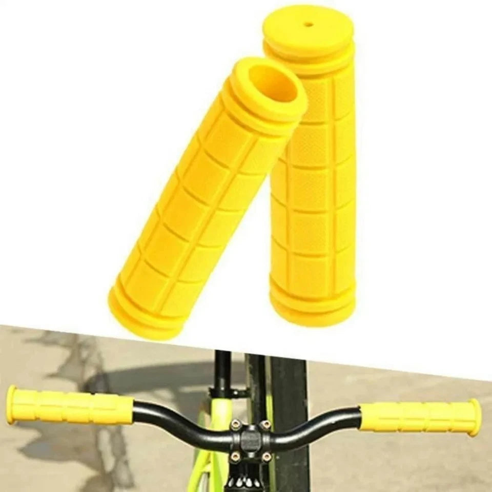 2PCS Bicycle Handle Bar Grips Silicone Soft BMX MTB Cycle Mountain Bike Scooter