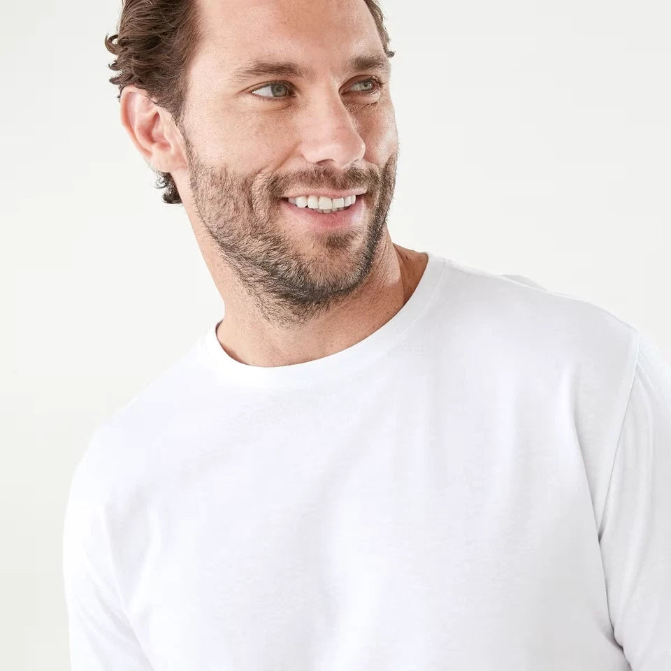 Men's Heavy Premium Cotton Plain Blank T-shirt Basic Tee White Black Grey New AU