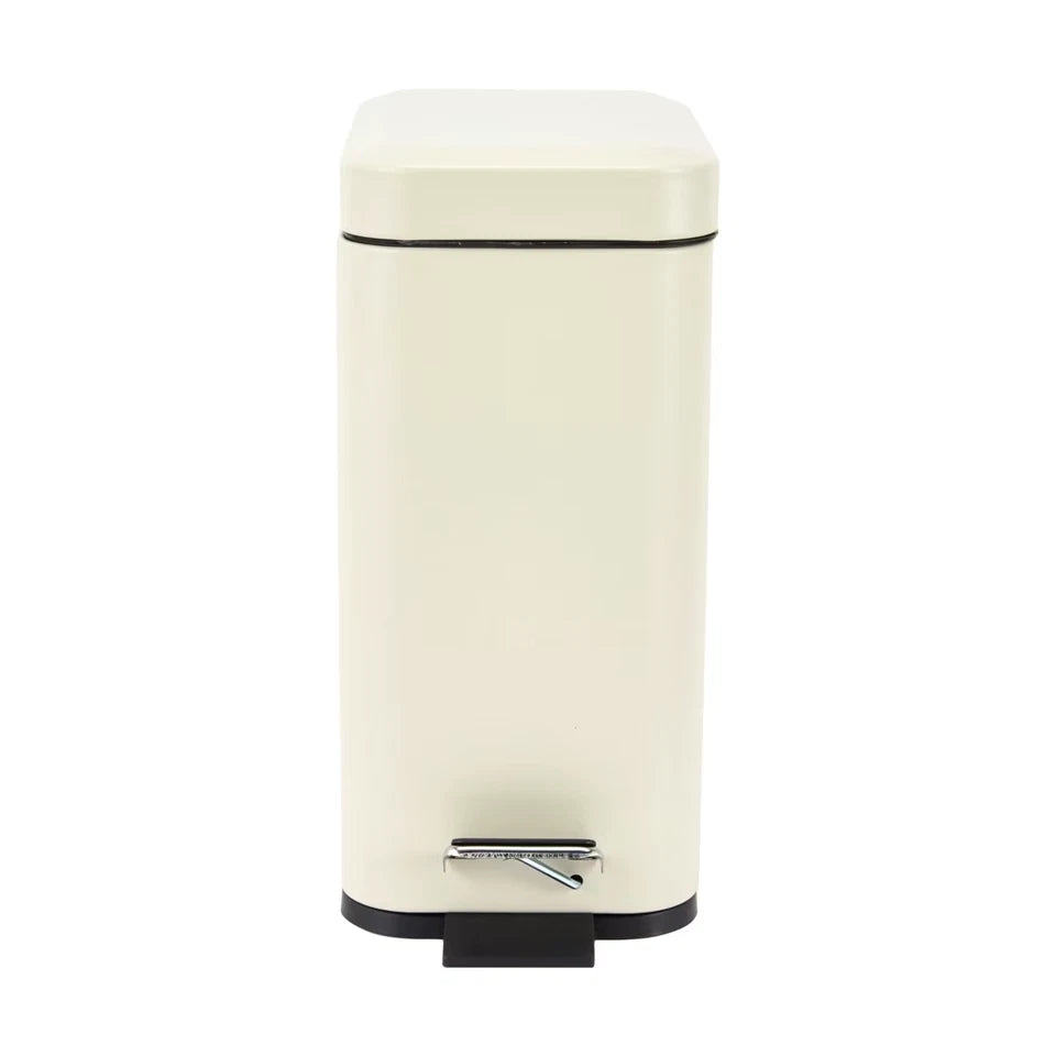 5L Bathroom Rubbish Bin Garbage Dust Waste Trash Toilet Small Slim Lid Pedal Bin