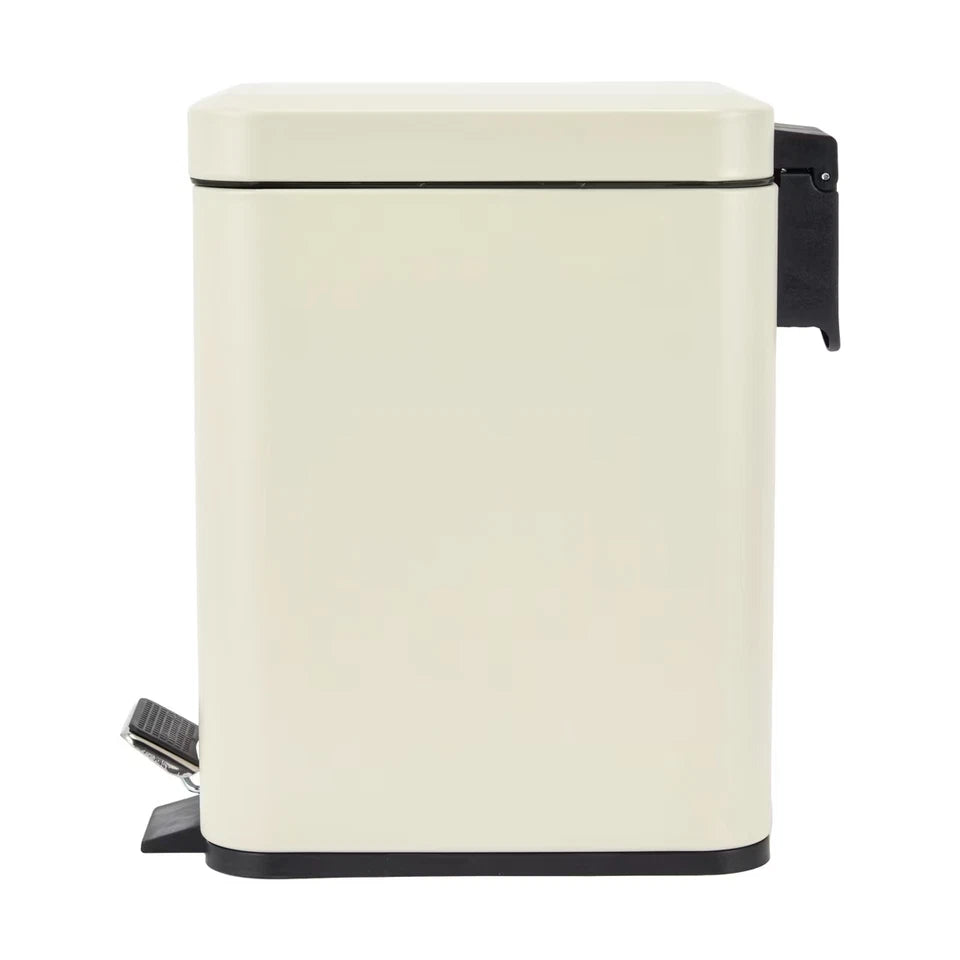 5L Bathroom Rubbish Bin Garbage Dust Waste Trash Toilet Small Slim Lid Pedal Bin