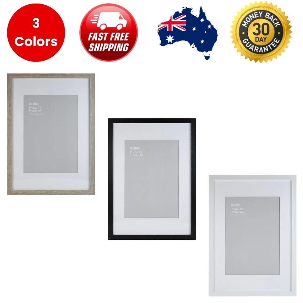 Certificate Frame-A3, Multicol. Photo Picture Frame Art Work DisplayFrameMult