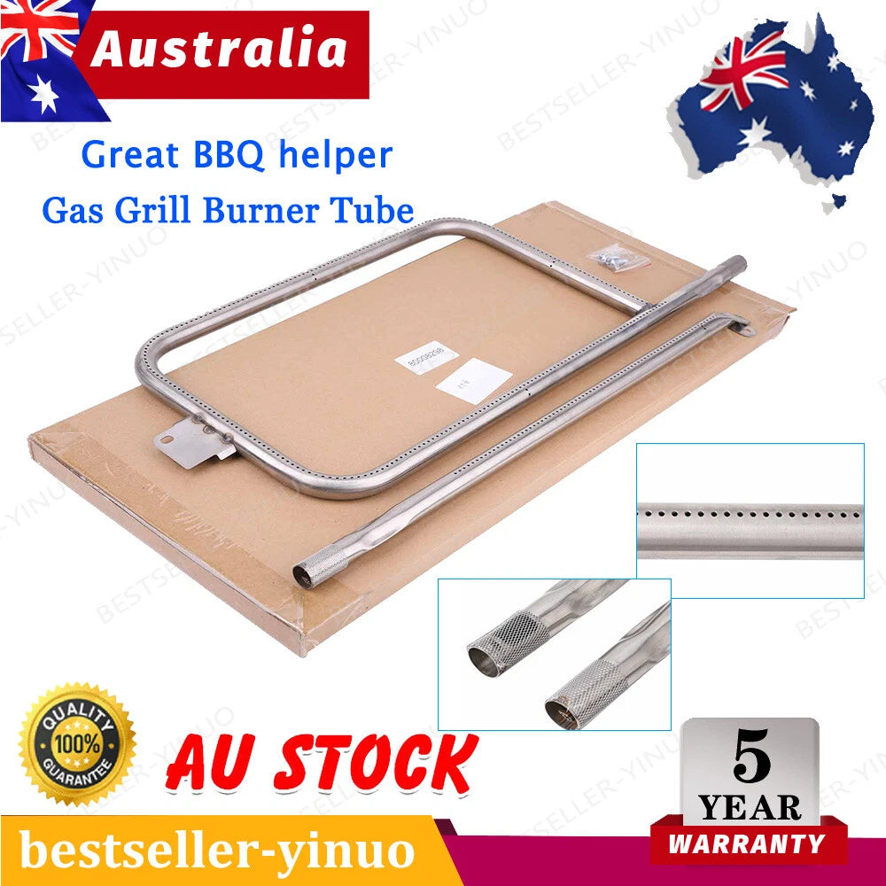 304 Stainless Steel Grill Burner Tube Set Compatible with Weber Q300 Q320 Q3000 Q3200