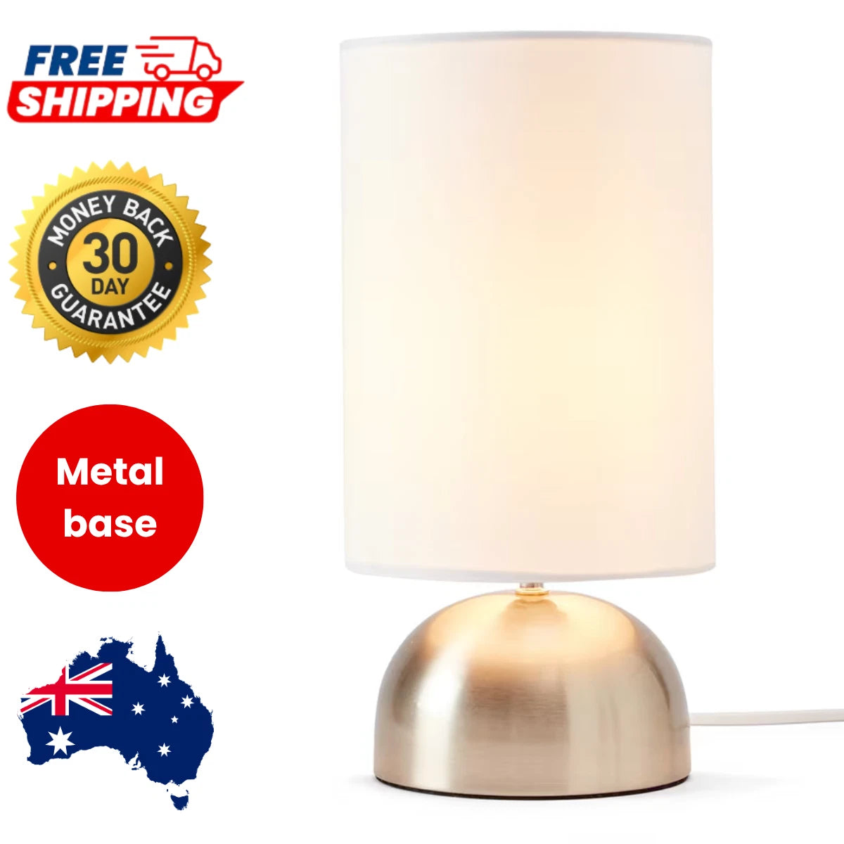Bedside Touch Lamp Reading Touch Control Lighting Bedroom Lounge Reading