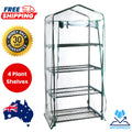 Mini Greenhouse PVC Cover 4 Shelves Portable Garden Plant House 70x50x160cm