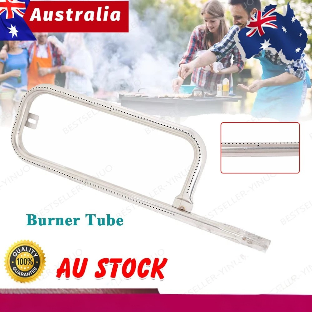 304 Stainless Steel Grill Burner Tube Compatible with Weber Q100 Q120 Q1000 Q1200