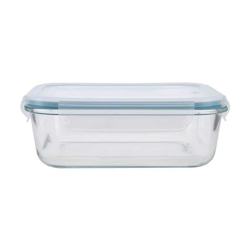 Glass Food Storage Containers Airtight Leak Proof Lid Glass Meal Prep Lunch Box