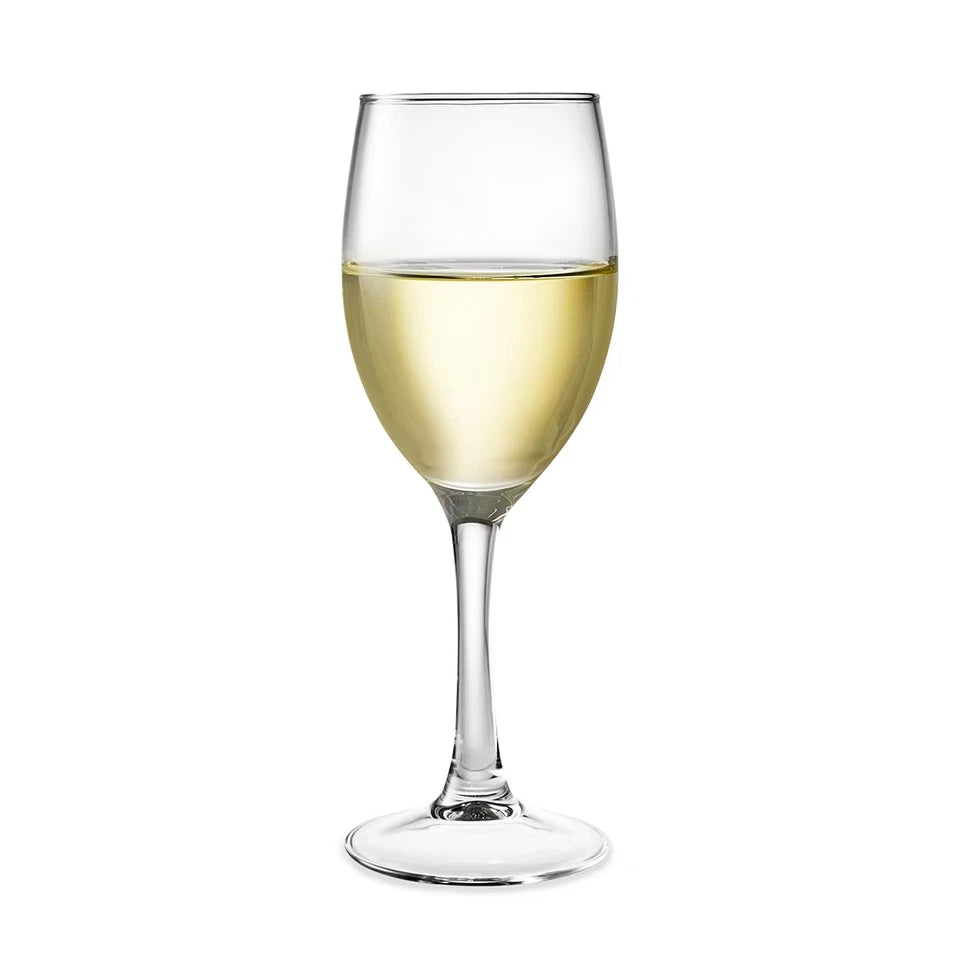 Set of 6 Everyday Drinking Glasses Highball Flute Tumblers Wine & water Glass