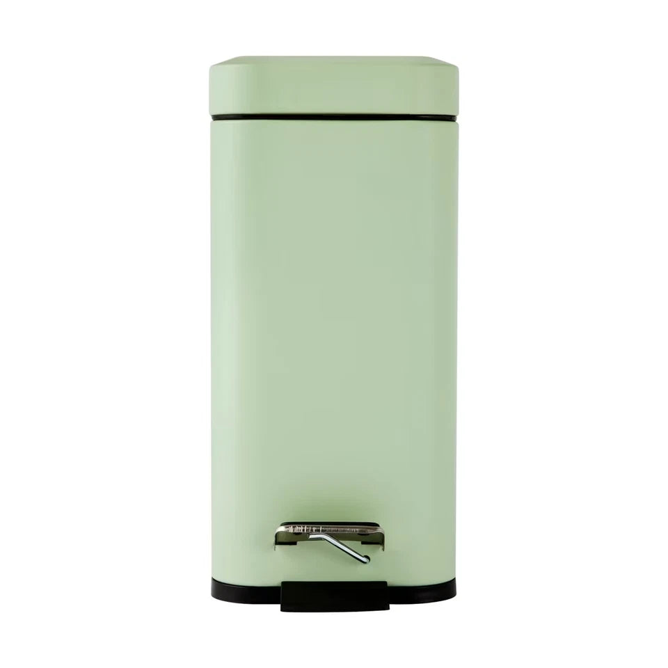 5L Bathroom Rubbish Bin Garbage Dust Waste Trash Toilet Small Slim Lid Pedal Bin
