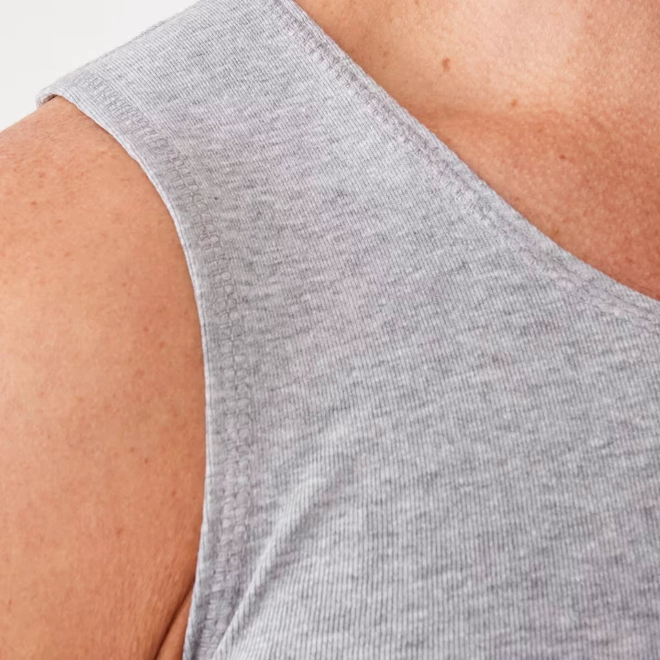 Mens 3 Pack 100% Cotton Singlets - XS-3XL