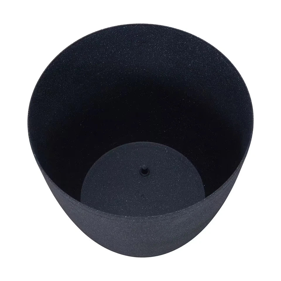 Large Plastic Plant Pots Textured Planter Plant Flower Pot Outdoor Garden Patio*
