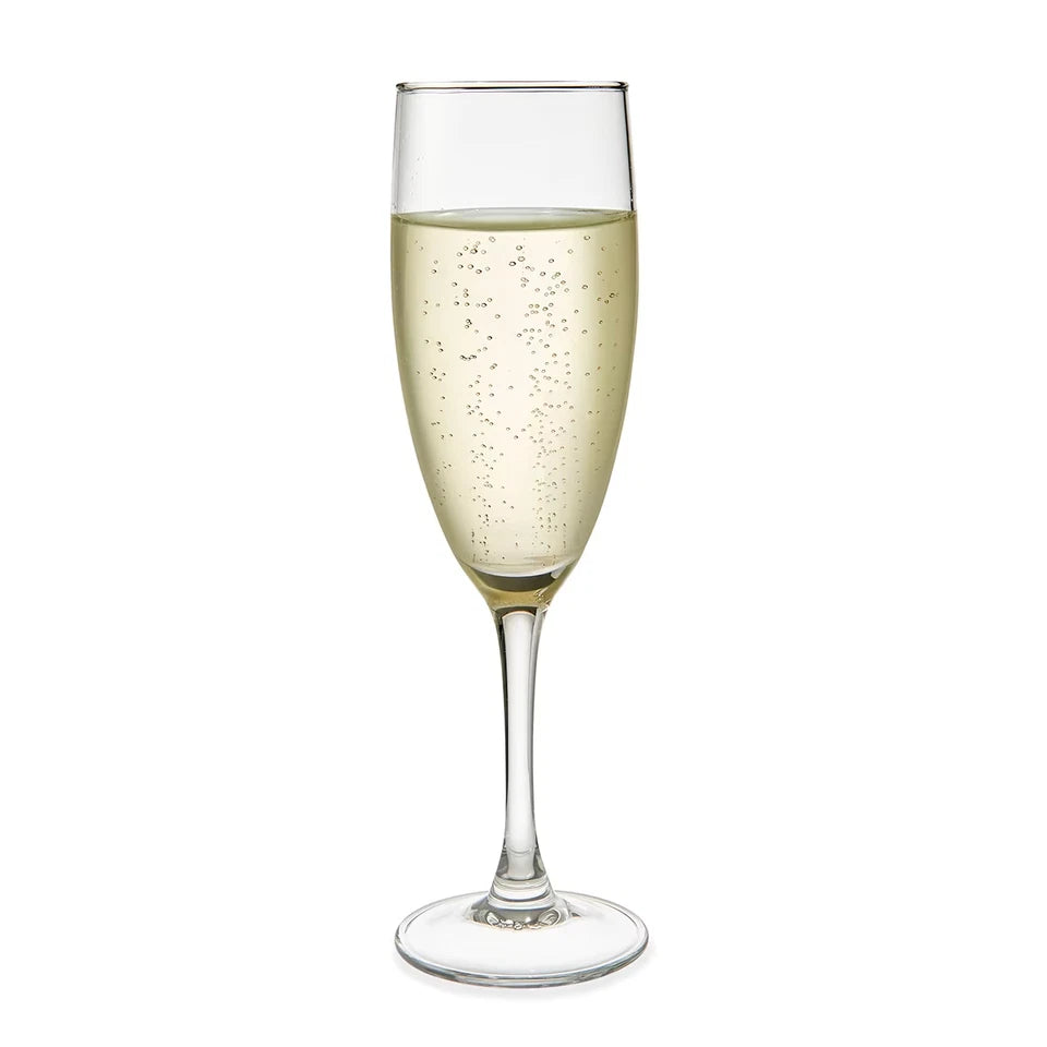 Set of 6 Everyday Drinking Glasses Highball Flute Tumblers Wine & water Glass