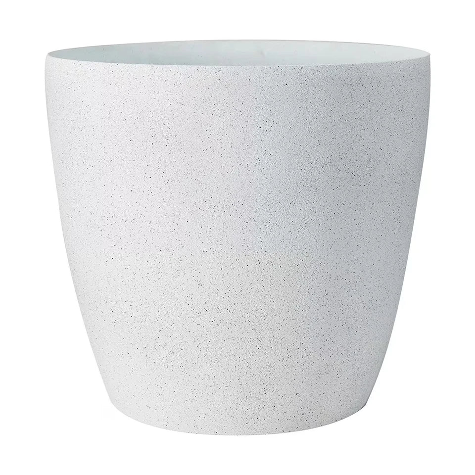 Large Plastic Plant Pots Textured Planter Plant Flower Pot Outdoor Garden Patio*