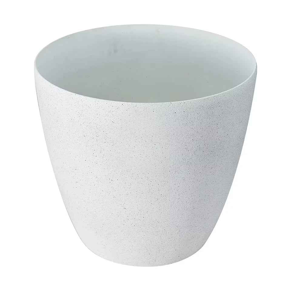 Large Plastic Plant Pots Textured Planter Plant Flower Pot Outdoor Garden Patio*