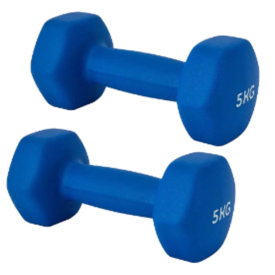 2X Anti Slip Dumbbells Set Weightlifting Dumbbell Pair Barbell Gym Hand Weights