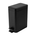 5L Bathroom Rubbish Bin Garbage Dust Waste Trash Toilet Small Slim Lid Pedal Bin