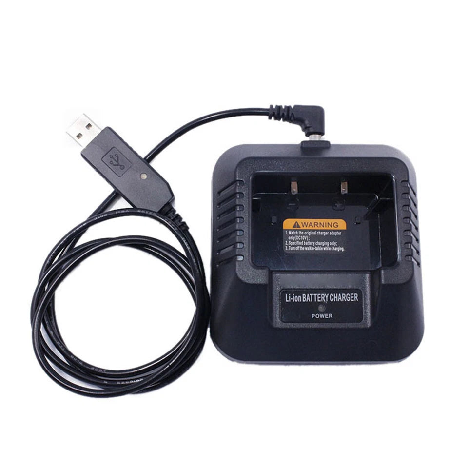 USB Battery Charger for Baofeng UV-5R UV-5RE DM-5R Walkie Talkie Radio 8.4V