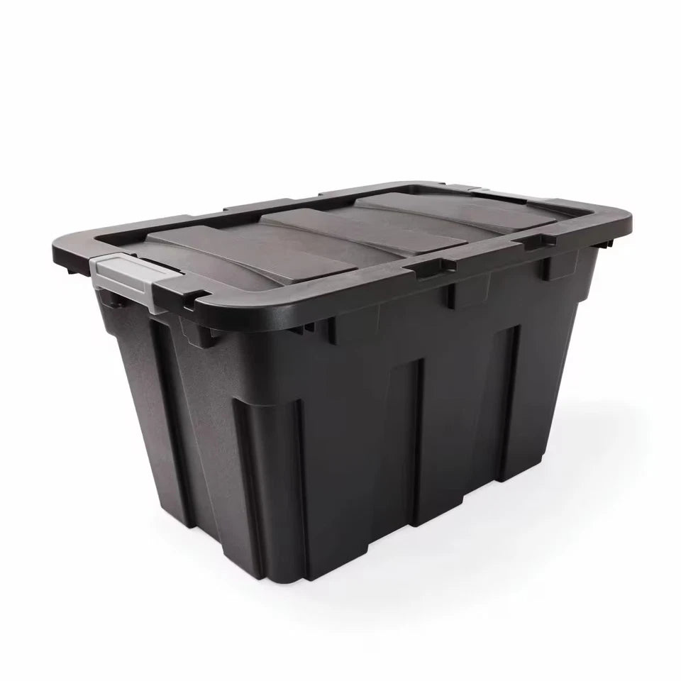 60L 100L Heavy Duty Large Plastic Storage Tub Container that comes with lid*