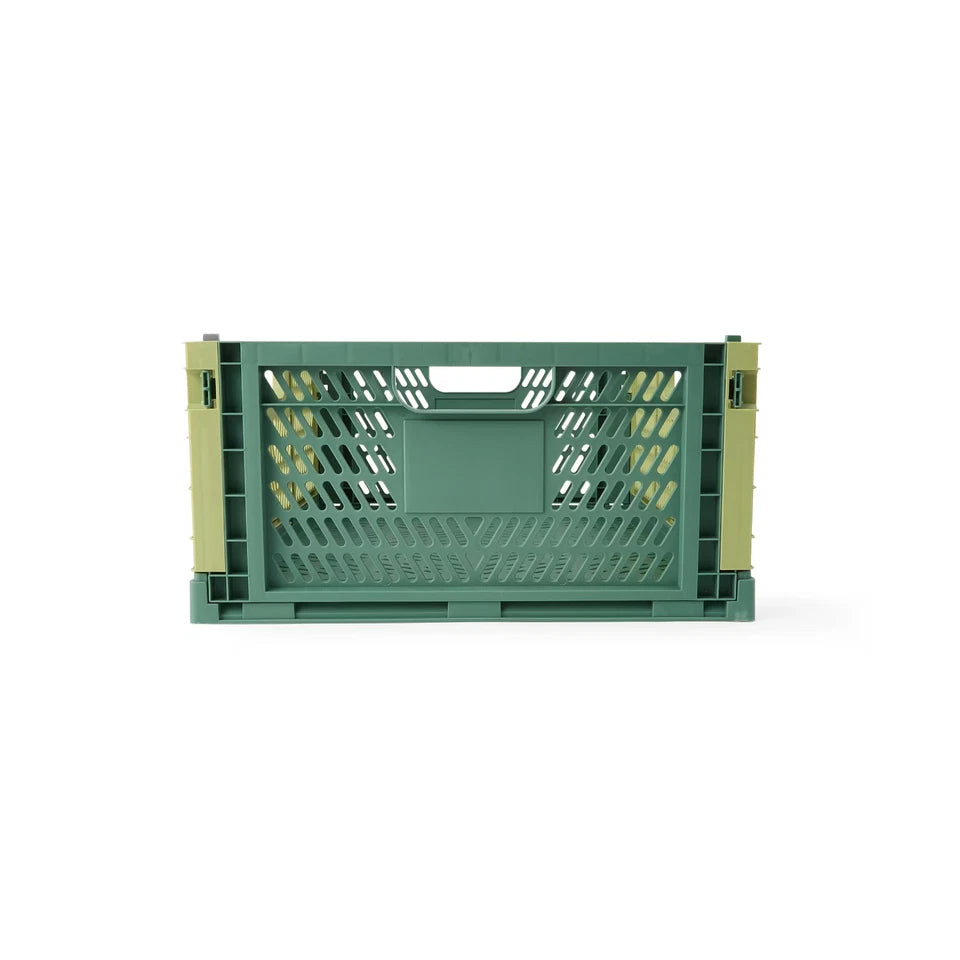 Collapsible Crate Plastic Folding Storage Container Basket Box Small to Large