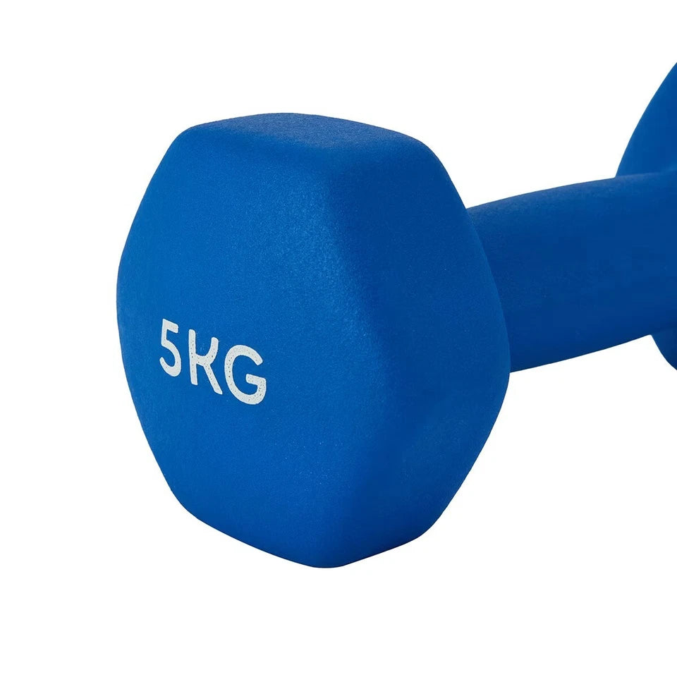 2X Anti Slip Dumbbells Set Weightlifting Dumbbell Pair Barbell Gym Hand Weights