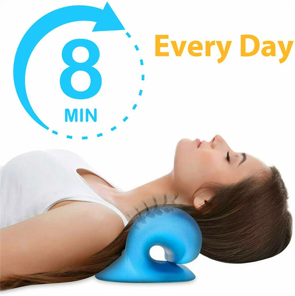 Neck Traction Pillow Original Cloud Shape Neck Stretcher Cervical Pain Relief AU