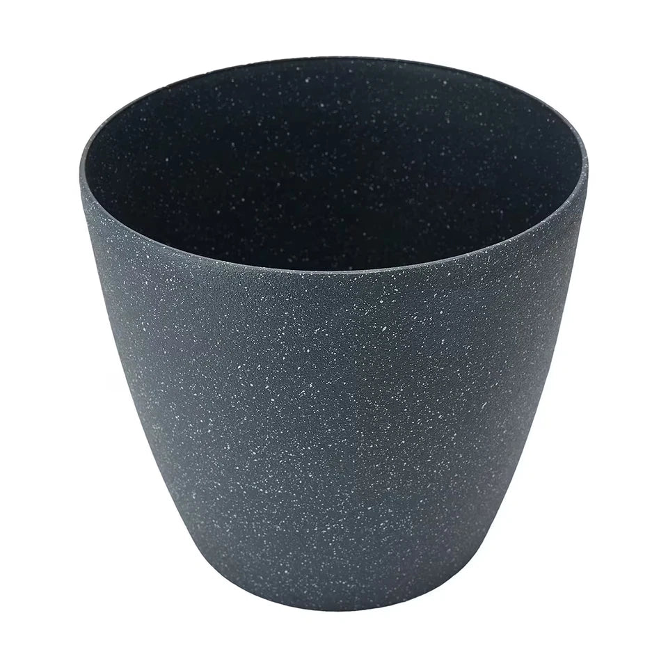 Large Plastic Plant Pots Textured Planter Plant Flower Pot Outdoor Garden Patio*