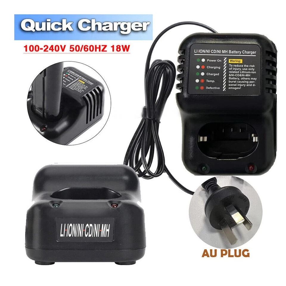 Replacement Battery Charger for Paslode Li-Ion Ni-MH Ni-Cd Batteries 7.2V 1.2A