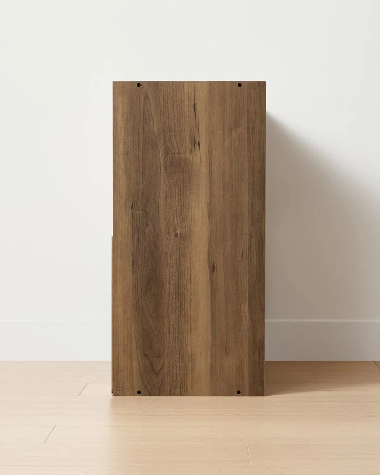 Branded 4 Cube Storage Shelf Bookshelf Display Unit Walnut Brown 60x60x29cm