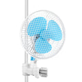 Hydroponics 2 Speed Clip Fan Vertical 6" Inch Oscillating Fan Fit Grow Tent Pole