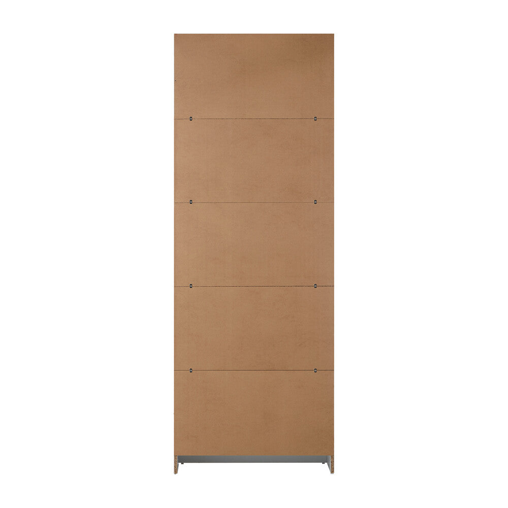 5-Tier Bookcase Bookshelf Display Shelf Storage Cabinet Stand Rack Shelving Unit