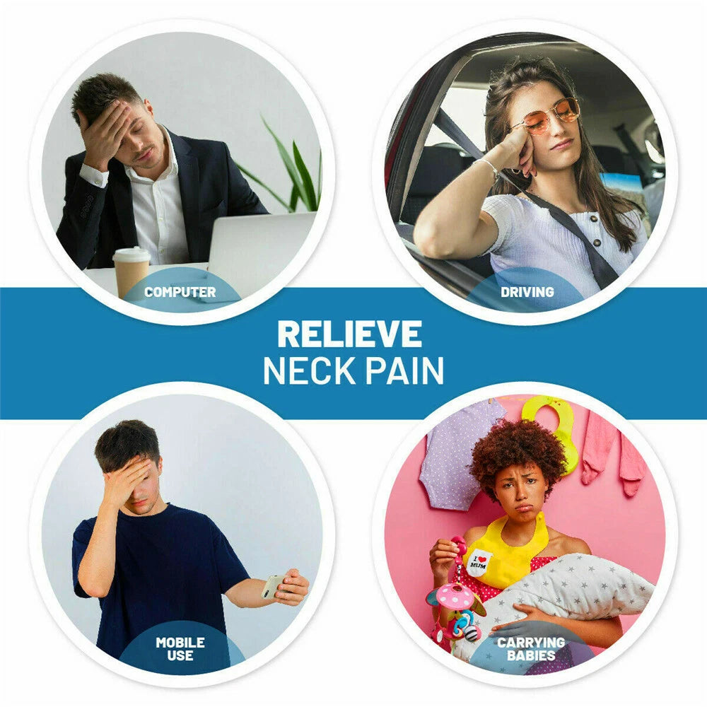 Neck Traction Pillow Original Cloud Shape Neck Stretcher Cervical Pain Relief AU