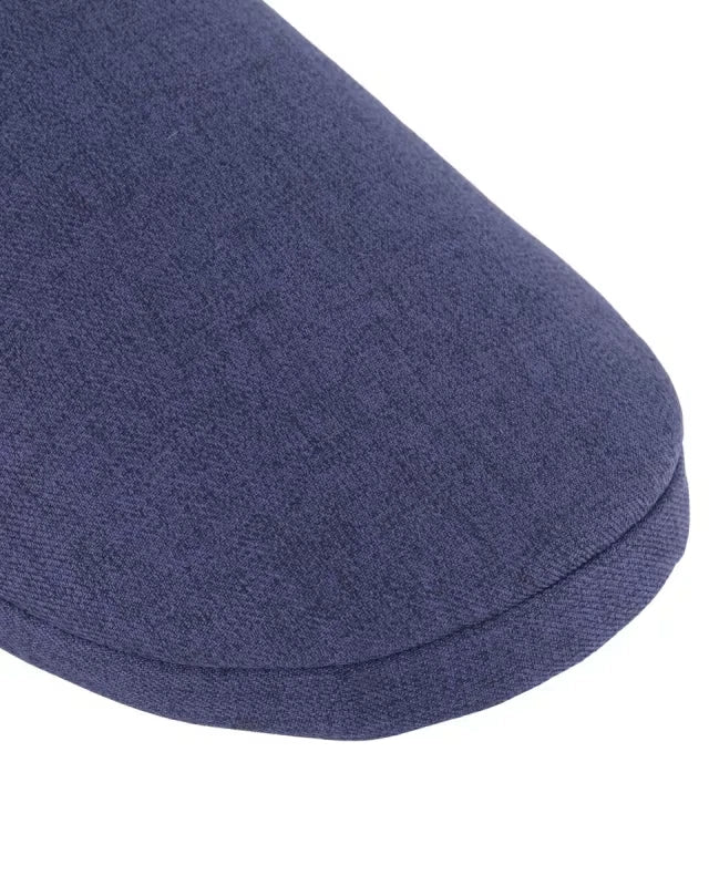 Scuff Slippers For Men's Grey and Navy Size Au 6/7,8/9,10/11,12/13 Round toe