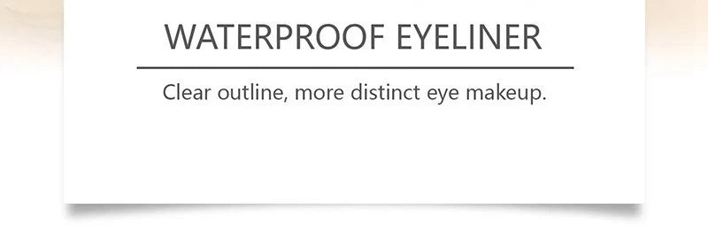 Persona Eyeliner Pencil Waterproof,24 Hr Waterproof Duo Sharpenable Eye Pencil